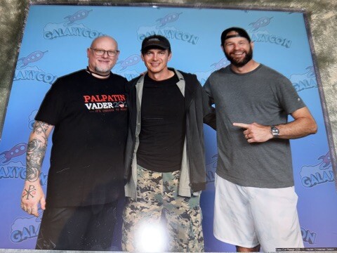 Kevin Laymon with Hayden Christensen